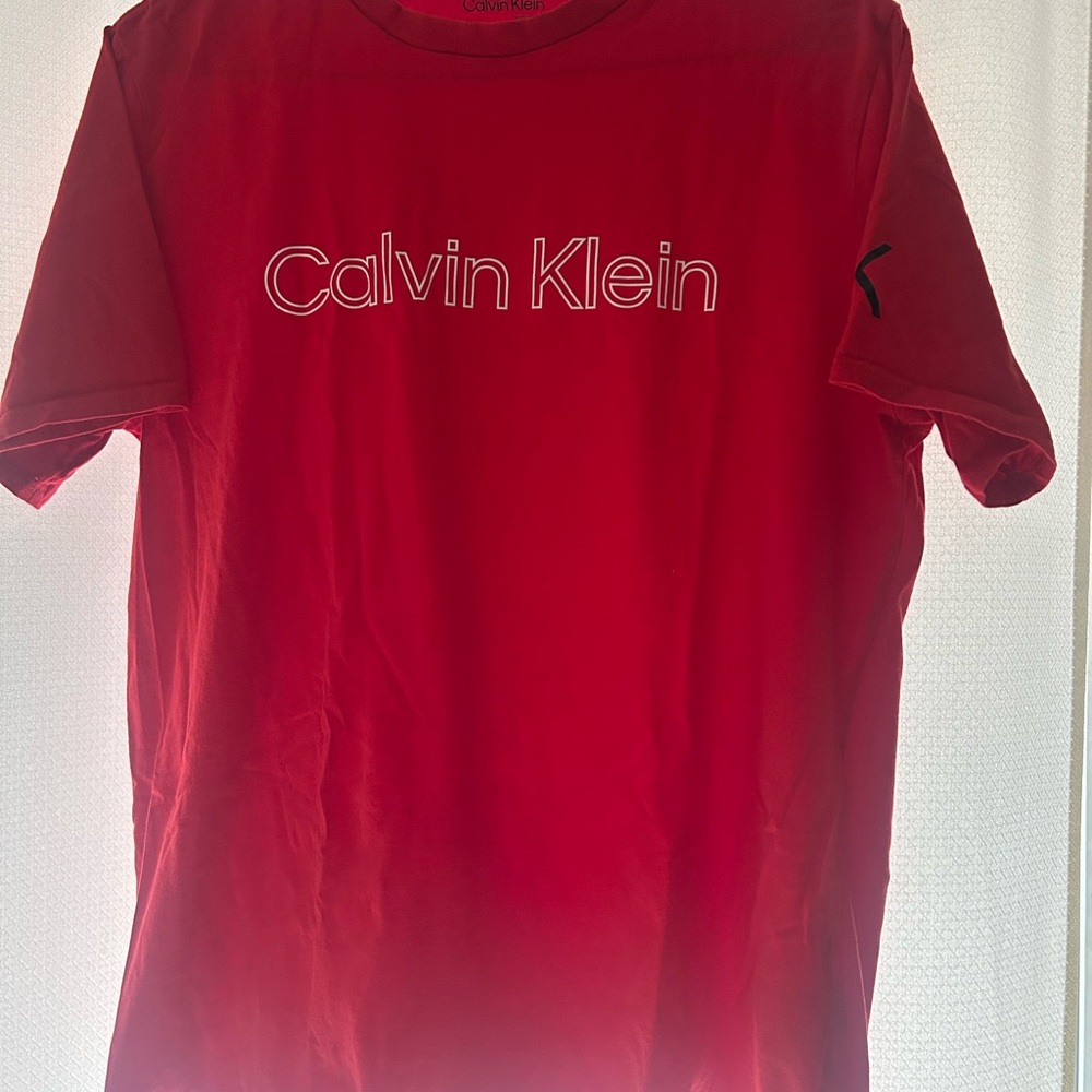 Calvin Klein Bold Red Short Sleeve Tee